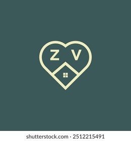 initial letter real estate logo design stock vector