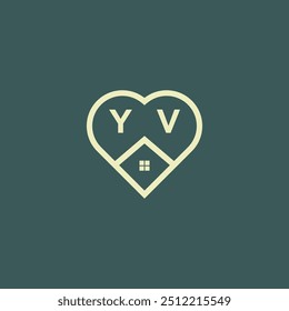 initial letter real estate logo design stock vector