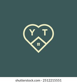 initial letter real estate logo design stock vector