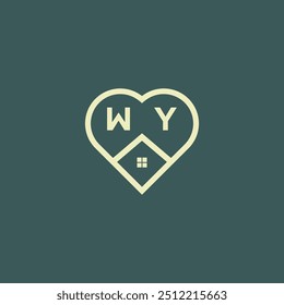 initial letter real estate logo design stock vector