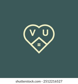 initial letter real estate logo design stock vector