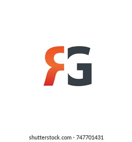 Initial Letter RG Design Logo