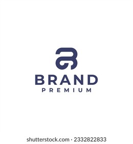 initial letter rg logo design