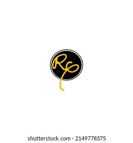 Initial Letter Rg Logo - Handwritten Signature Logo