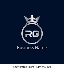 Initial Letter RG Logo Template Design