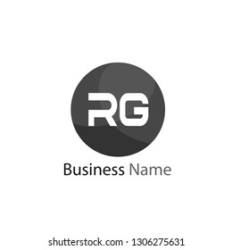 Initial Letter RG Logo Template Design