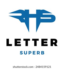 Initial Letter RHS Icon Logo Design Template