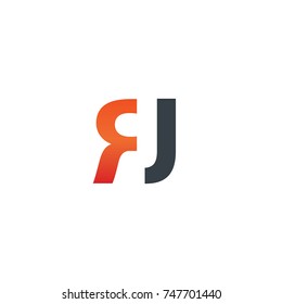 Initial Letter RJ Design Logo