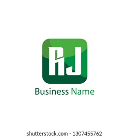 Initial Letter RJ Logo Template Design