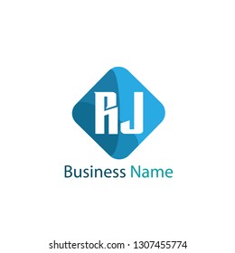 Initial Letter RJ Logo Template Design
