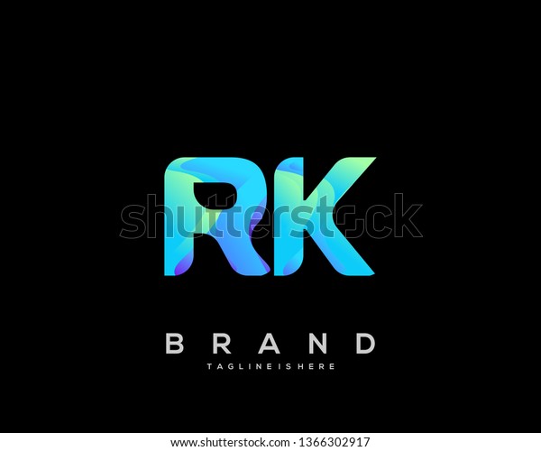 initial letter rk logo colorful background stock vector royalty free 1366302917 https www shutterstock com image vector initial letter rk logo colorful background 1366302917
