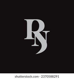 Initial Letter RN Logo Design Outstanding Creative Modern Symbol Sign