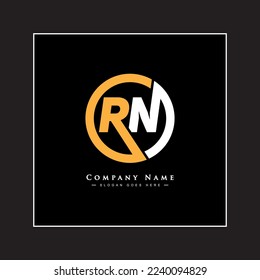 Initial Letter RN Logo - Simple Business Logo