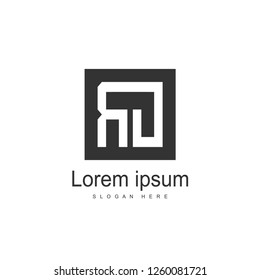 Initial Letter RO Logo Template Vector Design