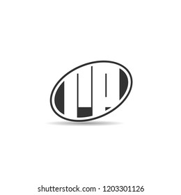 Initial Letter RP Logo Template Design