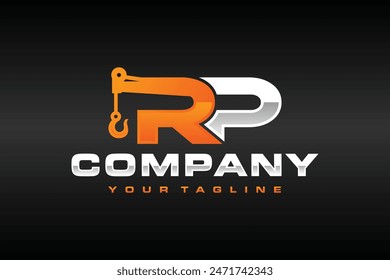 initial letter RP towing logo