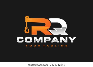 initial letter RQ towing logo