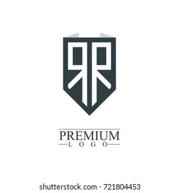 Initial Letter RR Company Design Logo Template