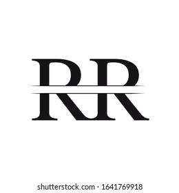 Initial Letter RR Linked Logo Vector Template. RR Logo Design