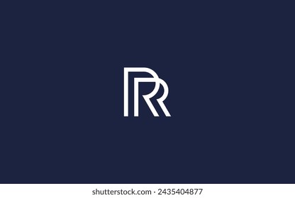 initial letter rr logo icon design vector design template inspiration