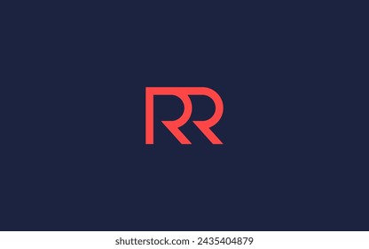 letra inicial rr logo icono diseño vectorial plantilla inspiración