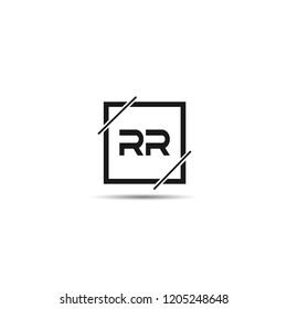 Initial Letter RR Logo Template Design