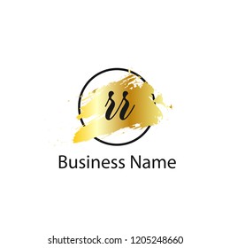 Initial Letter RR Logo Template Design