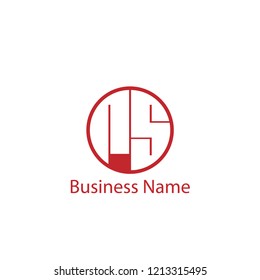 Initial Letter RS Logo Template Design