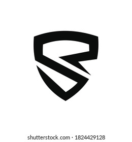 Initial letter rs or sr logo vector design templates