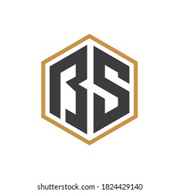 Originale Buchstaben rs oder sr Logo, Vektordesign-Vorlagen