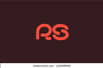 Initial letter RS. Suitable For Infographics , Company Logo, Print, Digital, Icon, Apps, print T-Shirts and Other