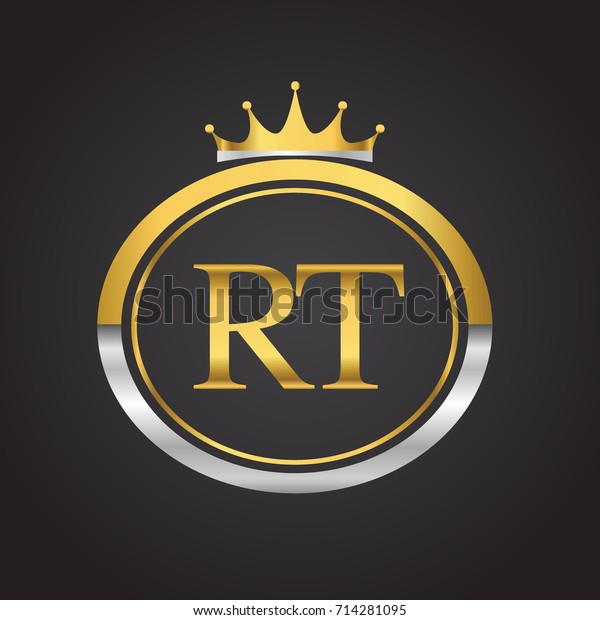 Initial Letter Rt Logotype Company Name Stock Vector (Royalty Free