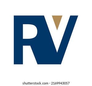 Initial Letter RV Logo Template Design. VR RV Monogram Logotype
