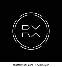 Initial Letter RX Logo Creative Typography Vector Template. Digital Abstract Letter RX Logo Design