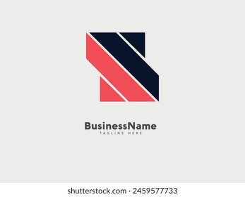 initial letter S alphabet logo design