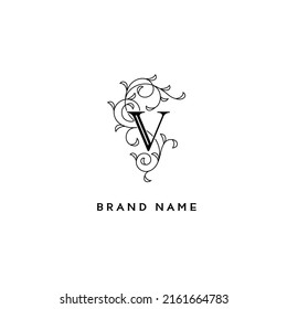 Letra inicial S, arabesca, diseño de símbolo de signo de logotipo