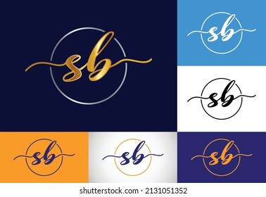 Initial Letter S B Logo Design Vector. Graphic Alphabet Symbol For Corporate Business Identity