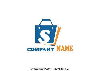 Anfangsbuchstaben-S-Tüten-Logo