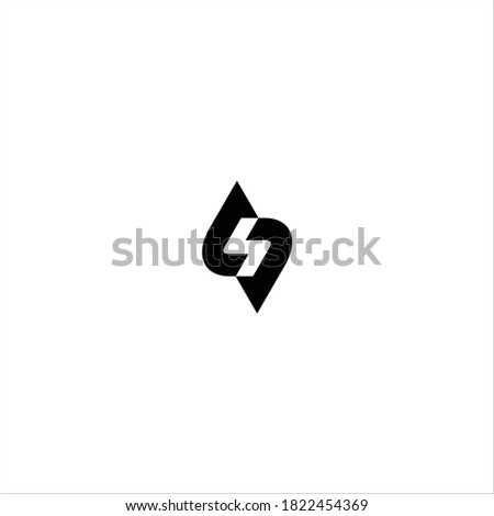 Initial Letter S bolt Logo Vector Design Template . on white background