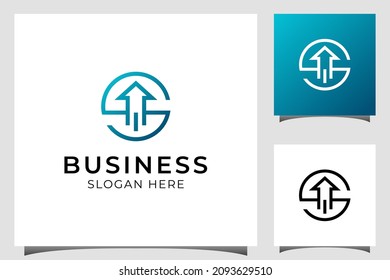 Anfangsbuchstabe S Firmengründung Logo-Design mit Pfeil-Symbol für Marketing, Verkäufer-Logo