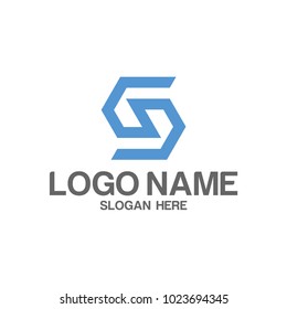Initial letter s dollar logo design