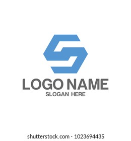 Initial letter s dollar logo design