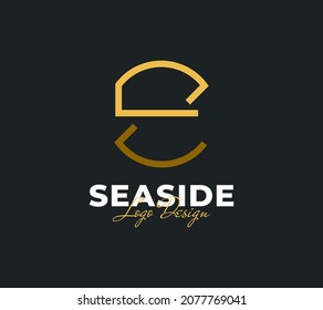 Initial Letter S and E Logo Design with Elegant and Minimalist Style. SE or ES Logo for Business Identity