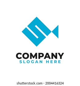 Logo-Design des Anfangsbuchstaben S