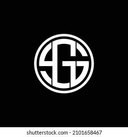Logo de la letra inicial S y G.