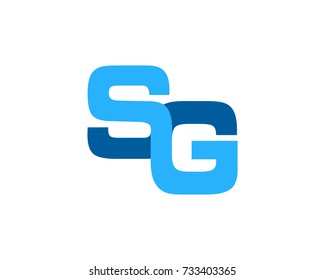 Initial Letter S G Linked Design Logo
