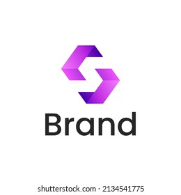 Initial Letter S gradient color Logo.