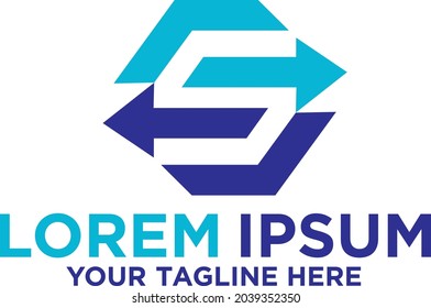 Letras iniciales logotipo de S Invesment
