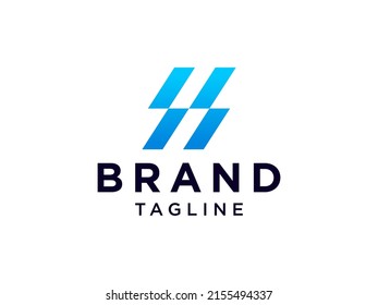 Initial Letter S Logo. Blue Geometric Hexagonal Line Origami Style isolated on White Background. Usable for Business, Building and Branding Logos. Flat Vector Logo Design Template Element.