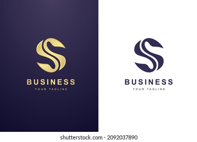 Logo des ersten Briefs für die Firma Business oder Fashion Company.